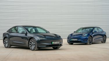 Tesla Model 3 facelift old vs new