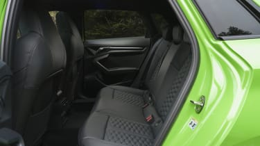 Audi RS 3 Sportback Launch Edition rear seats