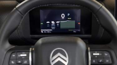 Citroen C4 driver display