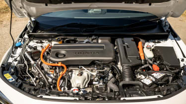 Honda Civic hatchback engine bay