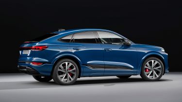 Audi Q6 Sportback e-tron static rear quarter