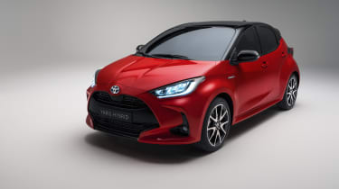 2020 Toyota Yaris - front 3/4 view studio