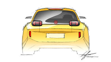 Volkswagen ID Every1 concept car rear sketch