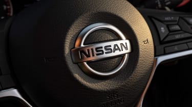 Nissan Juke SUV steering wheel