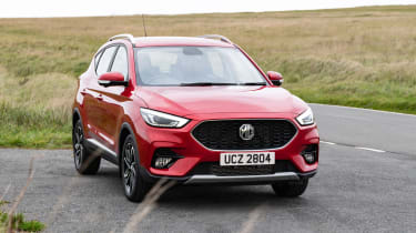 MG ZS SUV front static