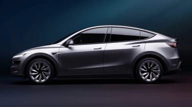 2025 Tesla Model Y side