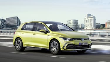 2020 Volkswagen Golf R-Line driving
