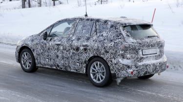 BMW 2 Series Active Tourer in camouflage - rear/side