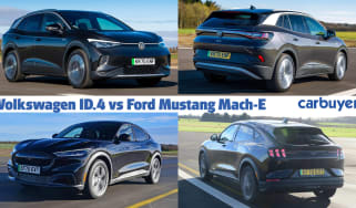 VW ID.4 vs Ford Mustang Mach-E hero