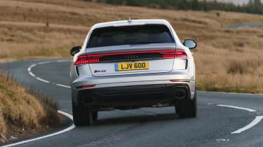 Audi RS Q8 SUV - rear view dynamic 