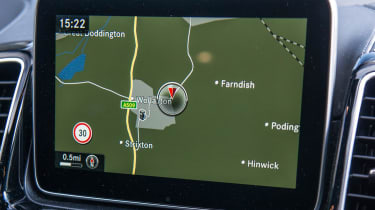 The car’s infotainment system is not as good to use as rivals’