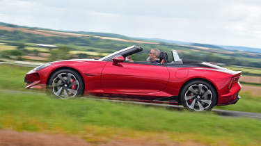 MG Cyberster UK side panning