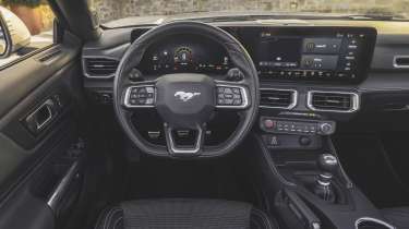 Ford Mustang interior closeup