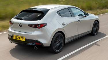 Mazda3 side rear quarter