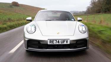 Porsche 911 UK front driving