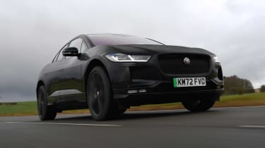 Jaguar I-Pace SUV low front tracking