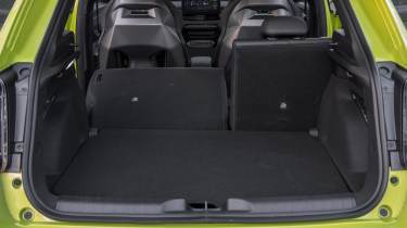 Abarth 600e UK boot seats folded