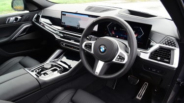 BMW X6 facelift UK drive interior