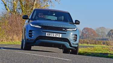 Range Rover Evoque front cornering