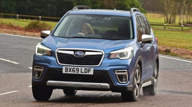 Subaru Forester cornering