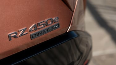 Lexus RZ SUV badge