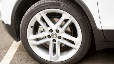 Alloy wheels are fitted as standard and 19-inch designs are even available as an optional extra