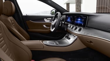 Mercedes E-Class interior - side view