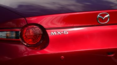 Mazda MX-5 roadster rear lights