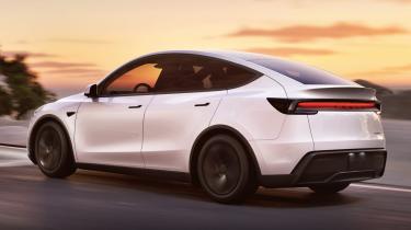 2025 Tesla Model Y rear quarter