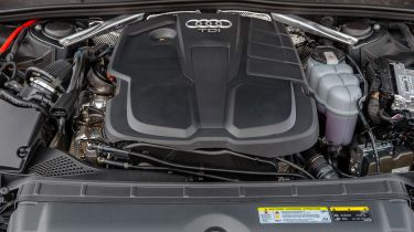 Audi A4 Avant estate engine bay