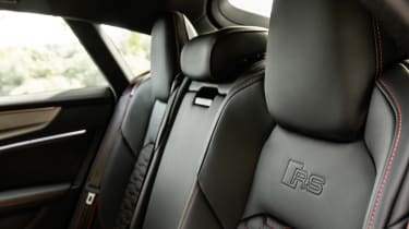 Audi RS7 rear seat detail