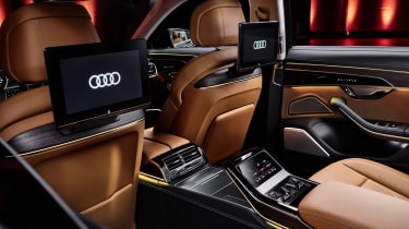 New Audi A8 rear seat entertainment