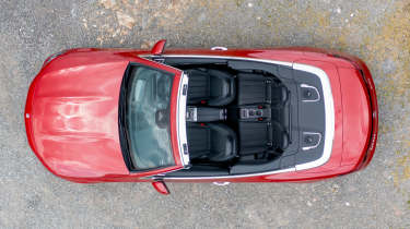 Mercedes CLE Cabriolet aerial view