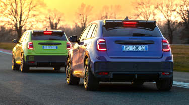 Abarth 600e rear duo