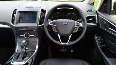 Inside, the Galaxy benefits from Ford&#039;s latest SYNC infotainment system