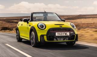 2021 MINI Convertible driving