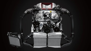 2020 Nissan GT-R - updated V6 twin-turbocharged engine
