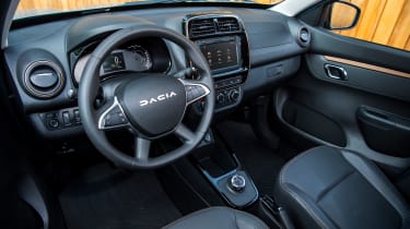 Dacia Spring hatchback steeringwheel