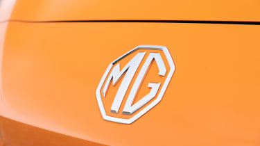 MG4 hatchback UK front badge