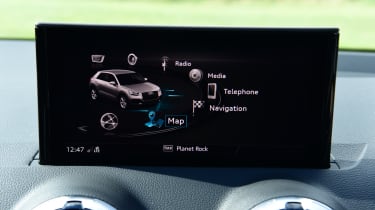 Audi SQ2 SUV infotainment display