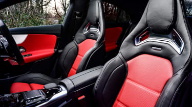 Mercedes-AMG CLA 45 saloon front seats