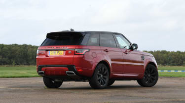 Range Rover Sport SUV rear view
