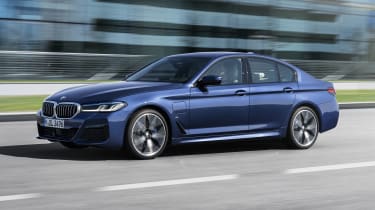 New 2020 BMW 5 Series saloon - front 3/4 dynamic 