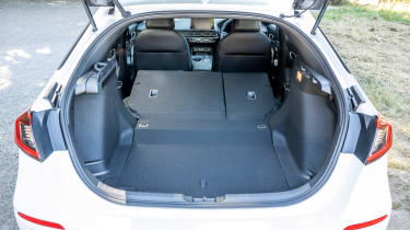Honda Civic hatchback boot seats folded down