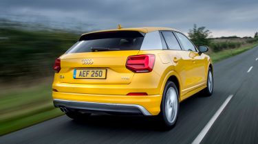 Yellow Audi Q2