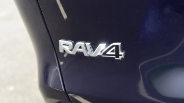 Toyota RAV4 Dynamic - rear badge close up 