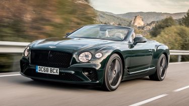 Bentley Continental GT Convertible front tracking