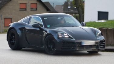 Porsche Cayman Electric front quarter