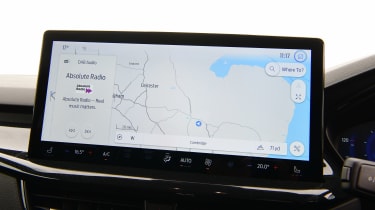 Ford Focus ST facelift infotainment display