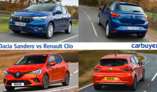 Dacia Sandero vs Renault Clio - hero